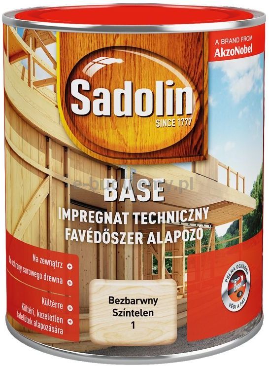 Sadolin Base Impregnat Bezbarwny 2 5 L Opinie I Ceny Na Ceneo Pl