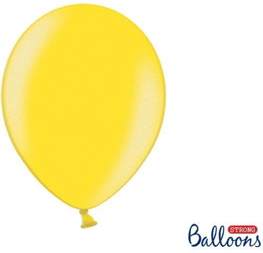 Party Deco Balony Strong 30Cm Metallic Lemon Zest 100 Szt Ceny I