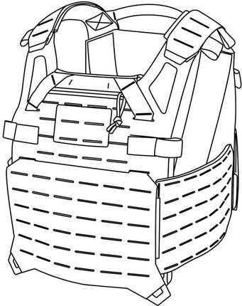 Direct Action Kamizelka taktyczna Plate Carrier Spitfire Woodland PC SPTF CD5 WDL - zdjęcie 2