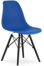 Zestaw Niebieskich Minimalistycznych Krzeseł Naxin 3S 21449