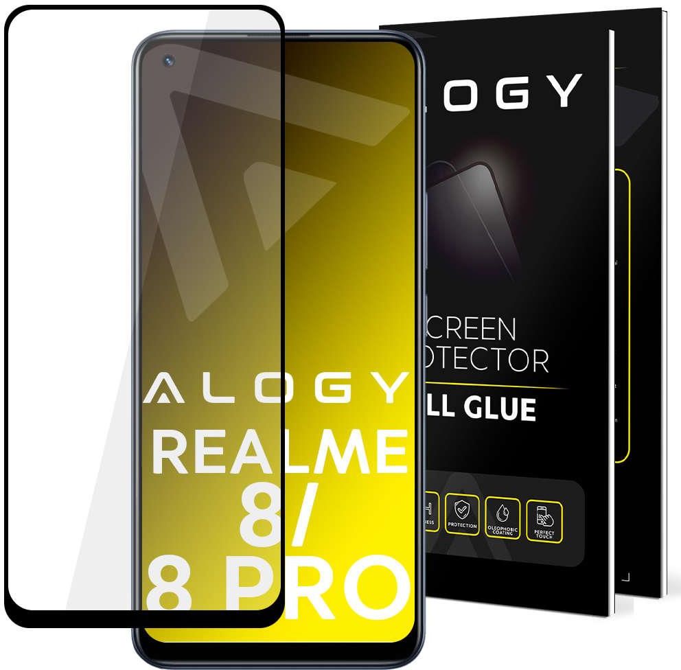 Alogy Szkło Hartowane Full Glue Do Etui Case Friendly Realme 8 Pro