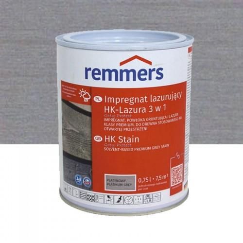 Remmers Impregnat Lazurujący Hk Lazura 3W1 Grey Protect 0 75L Platynowy