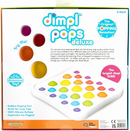 Fat Brain Toys Bąbelki Dimpl Pops Delux - zdjęcie 3