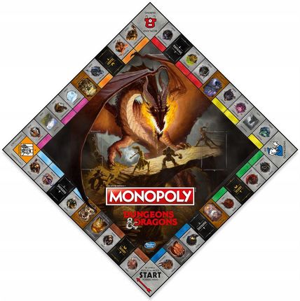 Winning Moves Monopoly Dungeons And Dragons (edycja polska) - zdjęcie 4