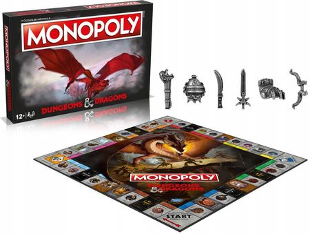 Winning Moves Monopoly Dungeons And Dragons (edycja polska) - zdjęcie 3