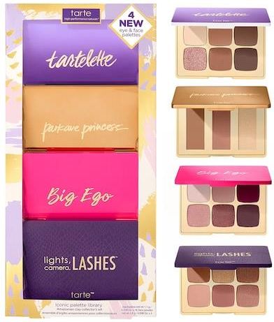 Zdjęcie Tarte Iconic Palette Library Amazonian Clay Zestaw Czterech Paletek Tartelette + Park Ave Princess + Big Ego + Lights, Camera, Lashes - Kielce
