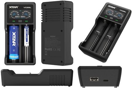Ładowarka Powerbank Xtar VC2SL do akumulatorów cylindrycznych - zdjęcie 6