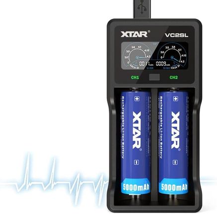 Ładowarka Powerbank Xtar VC2SL do akumulatorów cylindrycznych - zdjęcie 4