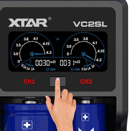 Ładowarka Powerbank Xtar VC2SL do akumulatorów cylindrycznych - zdjęcie 2