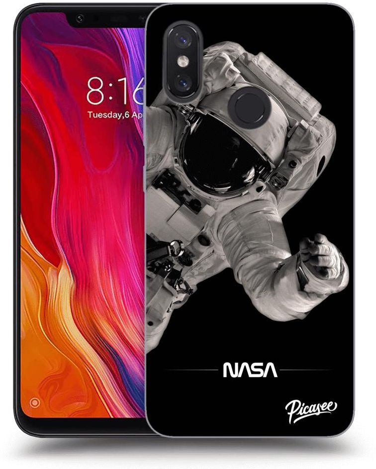 Silikonowe Czarne Etui Na Xiaomi Mi Astronaut Big Etui Na Telefon