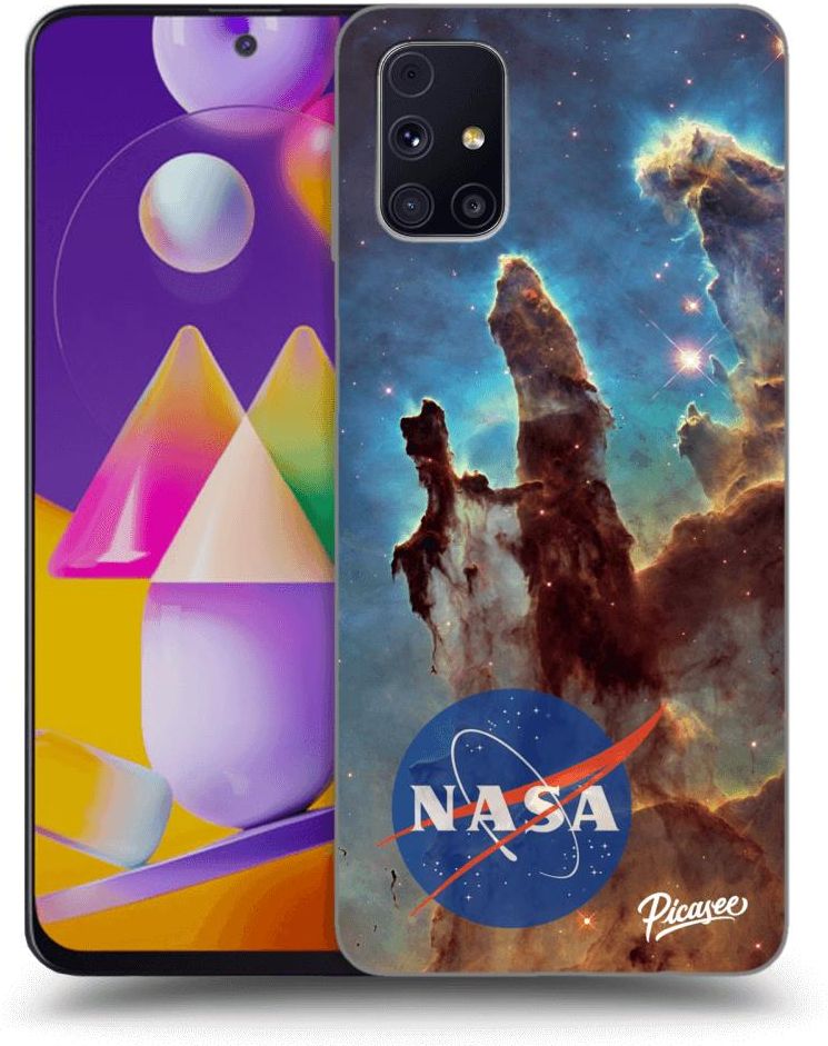 Silikonowe przeźroczyste etui na Samsung Galaxy M31s Eagle Nebula