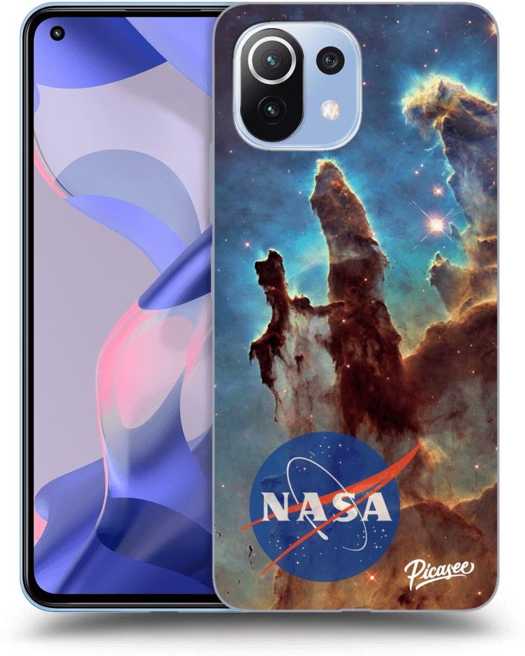 Silikonowe przeźroczyste etui na Xiaomi 11 Lite 5G NE Eagle Nebula