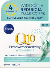Zdjęcie Krem Nivea Ekstra Lekki Przeciwzmarszczkowy Do Skóry Mieszanej Q10 Power na dzień 50ml - Wolbórz