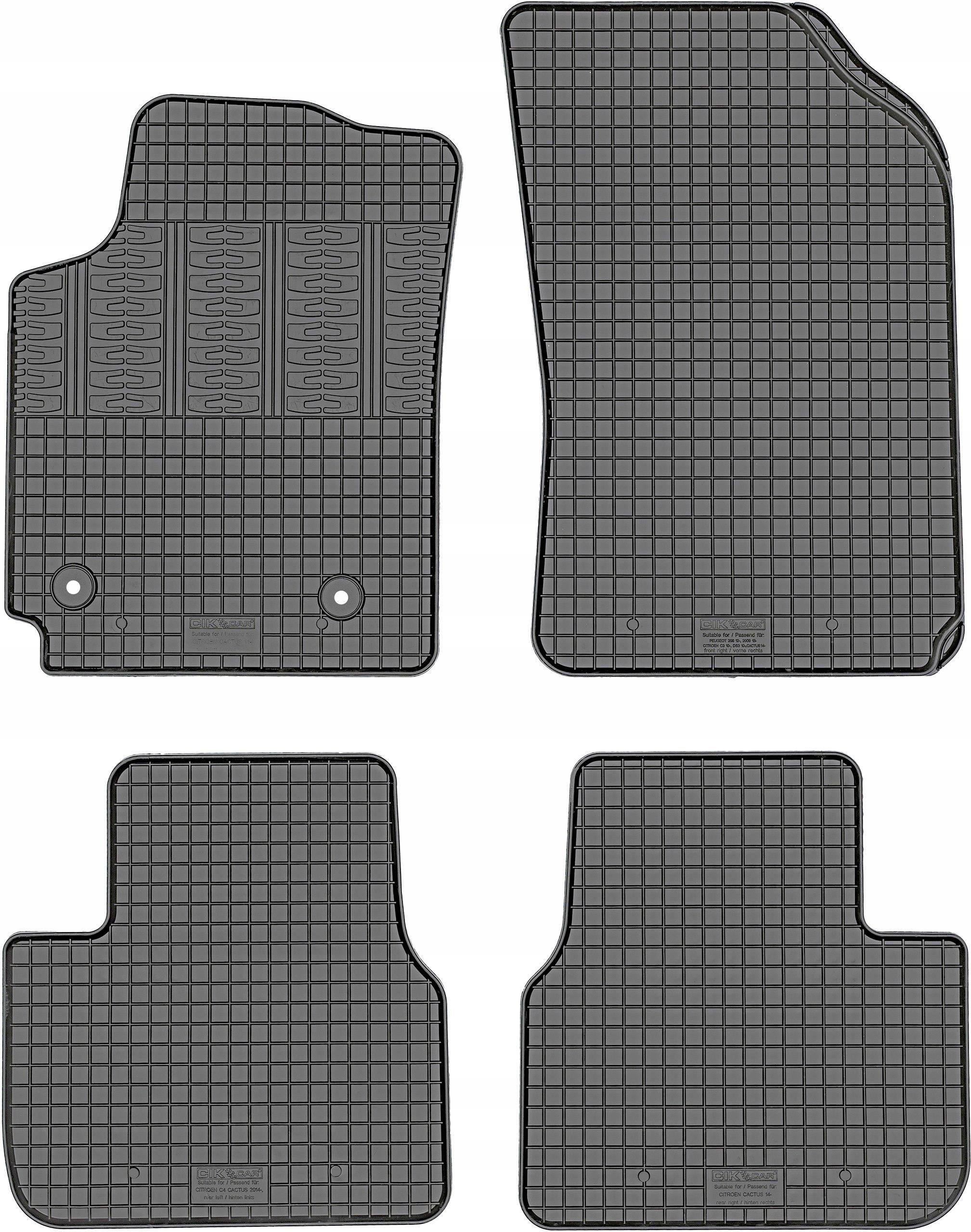 Dywanik Samochodowy Cikcar Citroen C Cactus Dywaniki Gumowe
