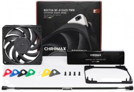 Noctua NF-A12x25 PWM chromax.black.swap 120mm - zdjęcie 4
