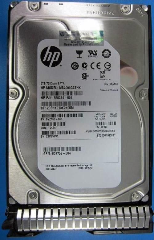 Dysk Serwerowy Hewlett Packard Enterprise Tb G Sata K