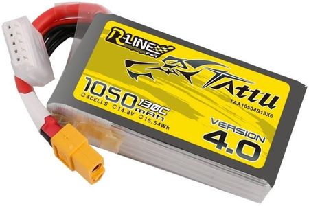 Tattu Akumulator R-Line 4.0 1050Mah 148V 130C 4S1P Xt60 - zdjęcie 2