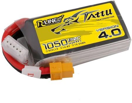 Tattu Akumulator R-Line 4.0 1050Mah 148V 130C 4S1P Xt60 - zdjęcie 3