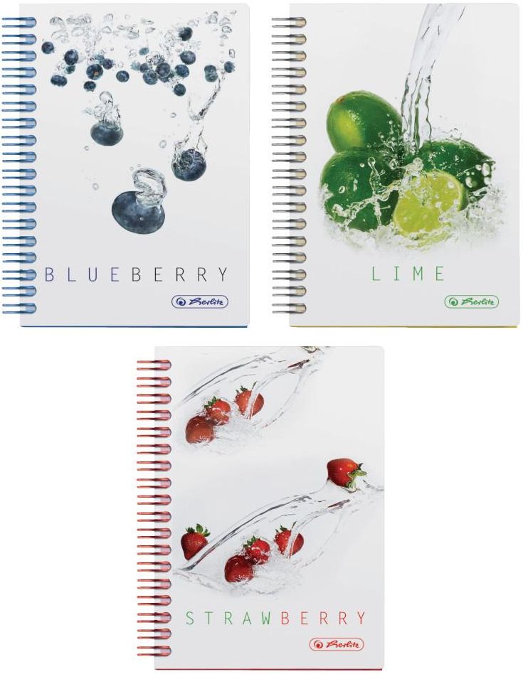 Herlitz Brulion Na Spirali 100 Kartek A6 Kratka Fresh Fruit Lemonki