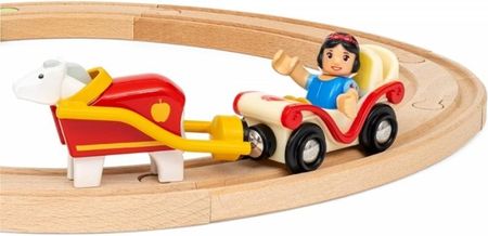 BRIO DISNEY KOLEJKA DREWNIANA KRÓLEWNA ŚNIEŻKA I ZWIERZĘTA - zdjęcie 5