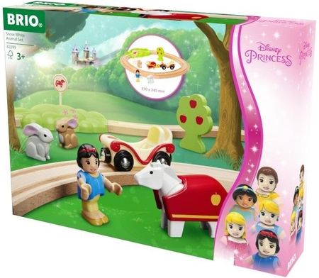 BRIO DISNEY KOLEJKA DREWNIANA KRÓLEWNA ŚNIEŻKA I ZWIERZĘTA - zdjęcie 4
