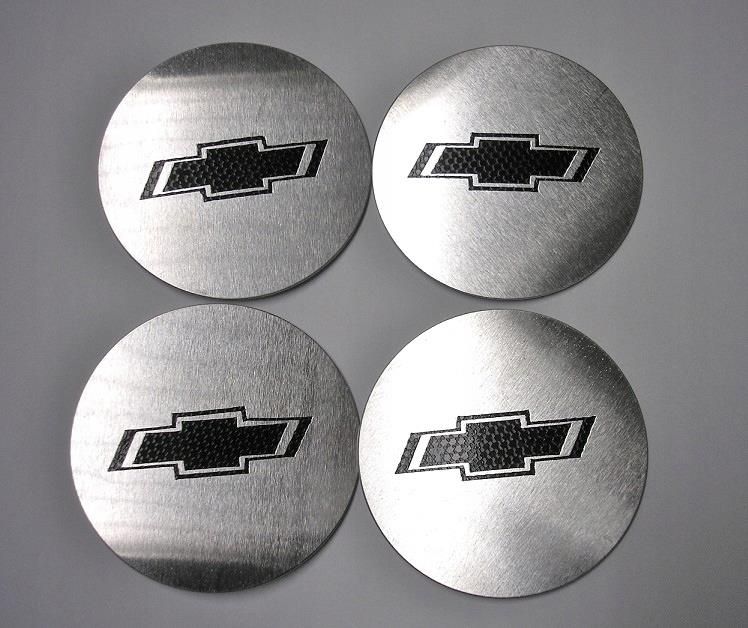 Pokrowiec Samochodowy CHEVROLET 4X LOGO NAKLEJKI NALEPKI ZNACZEK 74 MM