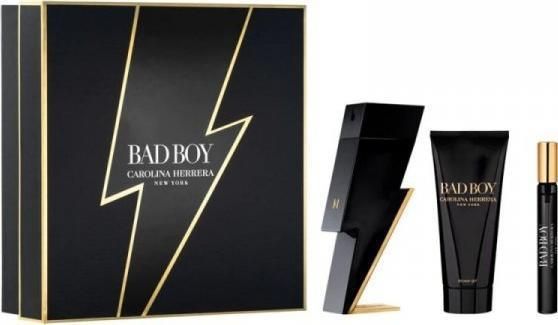 Carolina Herrera Zestaw Perfum Bad Boy Woda Toaletowa 100 Ml 10 Ml