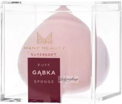 Zdjęcie Many Beauty - Supersoft Puff Sponge Duża Gąbka Do Makijażu Super Miękka Jasny Róż - Góra