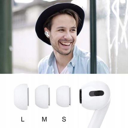 Gumki Nakładki Douszne Do Apple Airpods Pro S M L - zdjęcie 3