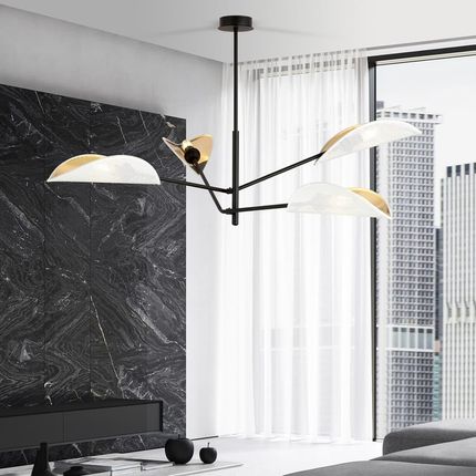 EMIBIG VENE LAMPA SUFITOWA 4 PUNKTOWA BIAŁA ZŁOTA 1159 4 11594 - zdjęcie 6