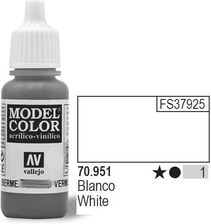 Zdjęcie Vallejo Farba akrylowa - White nr 70951 (1) / 17ml 70951 - Kargowa