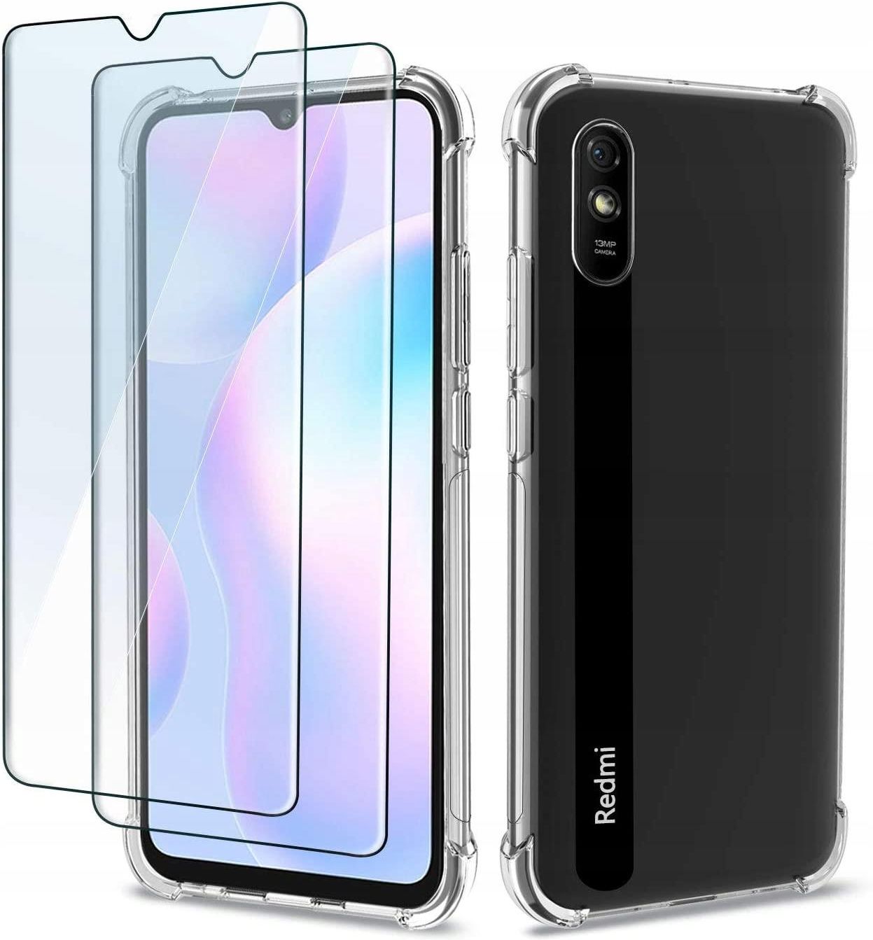 Etui Anti Shock do Xiaomi Redmi 9A 9AT 9i Szkło Etui na telefon