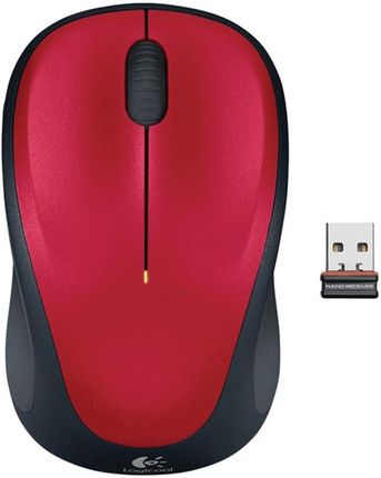 LOGITECH Wireless Mouse M235 Red (910-002497) - zdjęcie 3