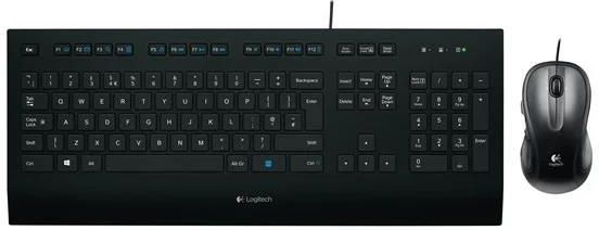 Zdjęcie LOGITECH CORDED K280E - KLAWIATURY - FRANCJA - CZARNY - Wejherowo