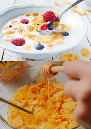 Płatki Kukurydziane Bez Cukru 1kg Śniadaniowe - zdjęcie 2