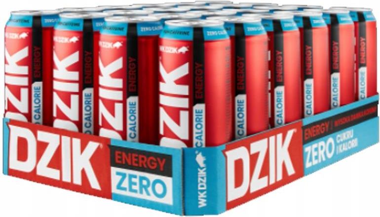 Wk Dzik Energetyk Energy Drink Zero Kalorii 24Szt Ceny I Opinie