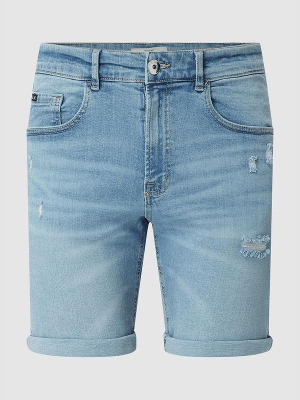 Szorty Jeansowe O Kroju Regular Fit Z Dodatkiem Streczu Model Porto