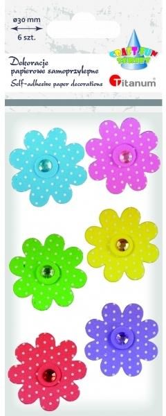 Zdjęcie Titanum Naklejki Papierowe Kwiaty - Szczecin