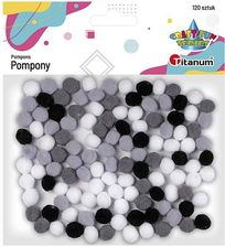 Zdjęcie Titanum Hasta Pompony Poliestrowe Mix 10mm 120 Szt. - Osiek