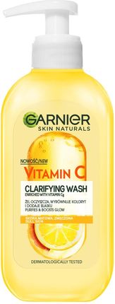 Garnier Vitamin C Żel oczyszczający z witaminą Cg i cytrusem 200 ml - zdjęcie 3