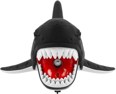 Import Leantoys Zdalnie Sterowany Rekin Czarny Na Podczerwień Rusza Ogonem Woda - zdjęcie 2