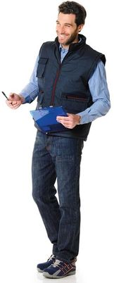 Spodnie Jeans robocze Elastyczne Stretch M - zdjęcie 2