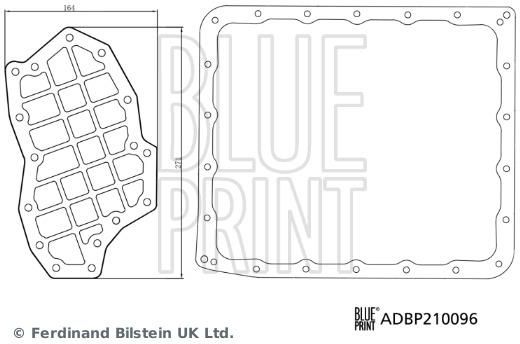 Blue Print Zestaw Filtra Hydraulicznego Automatycznej Skrzyni Biegów