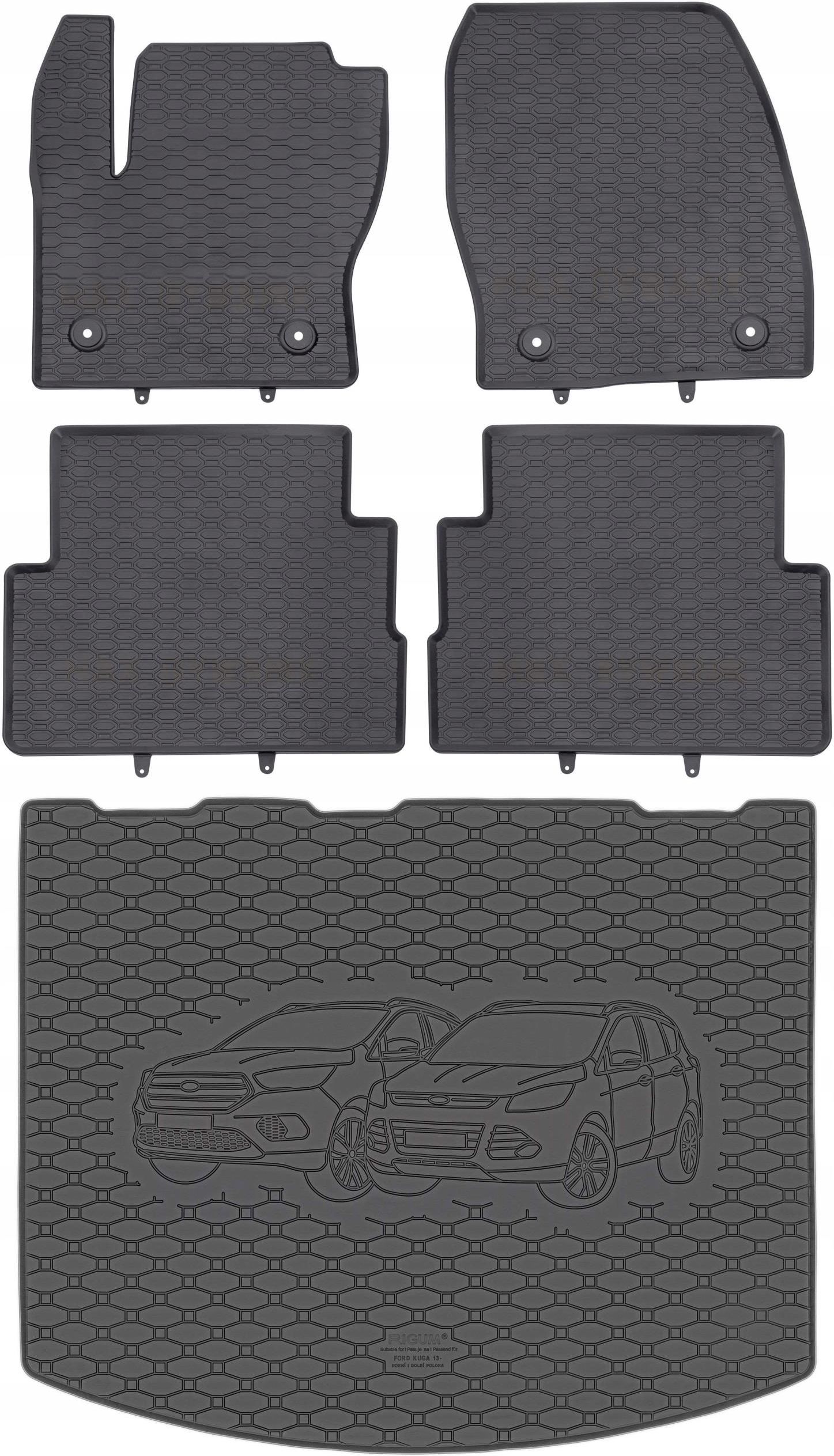 Dywanik Samochodowy Max Dywanik Ford Kuga Ii Suv 2012 2020 Plus Mata