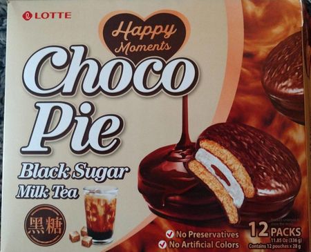 Ciasteczka Choco Pie Black Sugar Milk Tea 12P Mark - zdjęcie 3