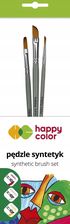 Zdjęcie Happy Color Zestaw Pędzli Syntetycznych Mix B 3 Szt Colo (HA7263646502PB32525) - Toruń