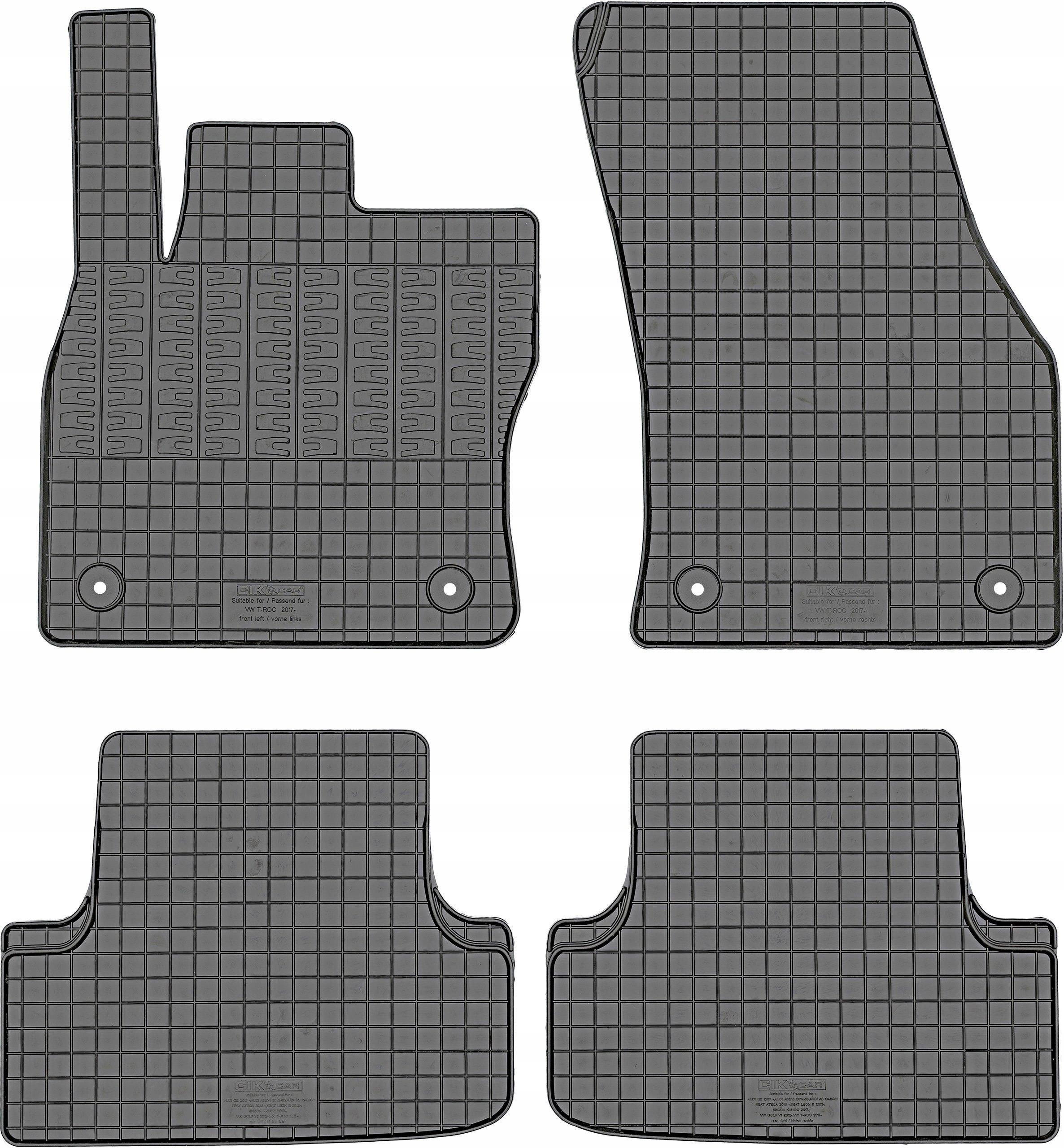 Dywanik Samochodowy Cikcar Vw T Roc Dywaniki Gumowe Opinie I