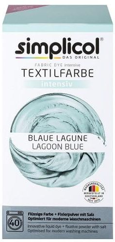 Simplicol Intensiv Barwnik Do Tkanin 560g Blue Lagoon Opinie I