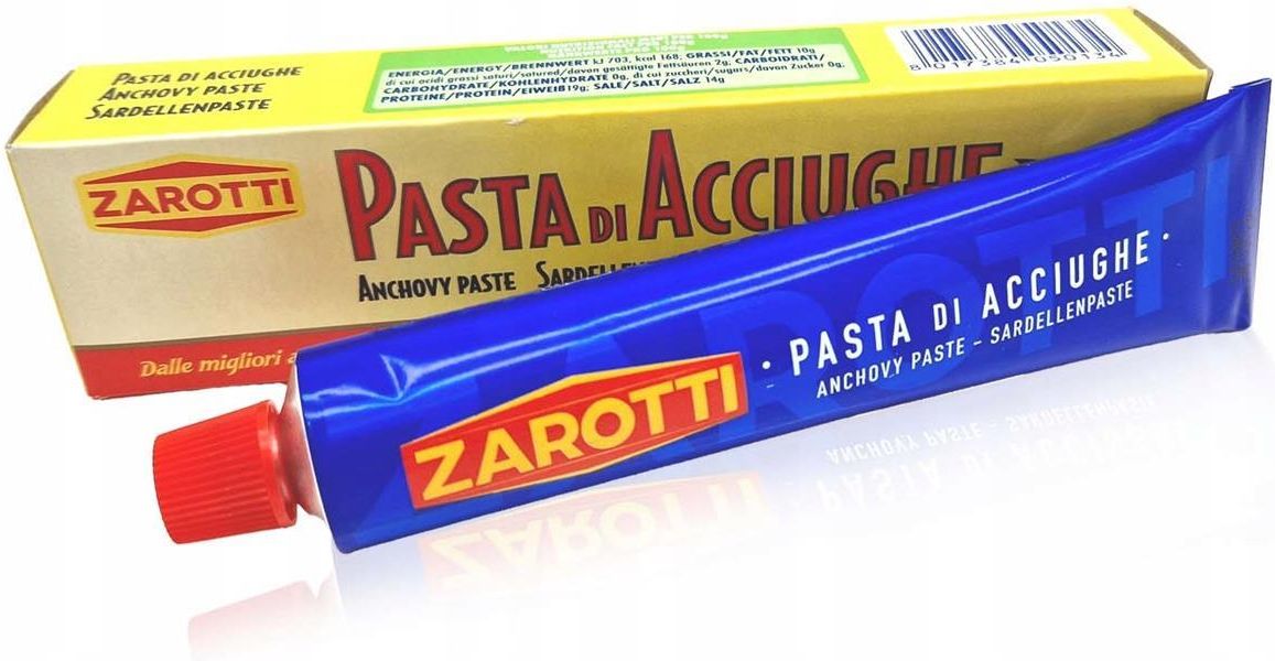 Zdjęcie Włoska Pasta W Tubie Z Sardeli Zarotti 60g - Środa Wielkopolska