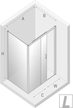 New Trendy Prime 120x80 Lewa Chrom K1205 - zdjęcie 3